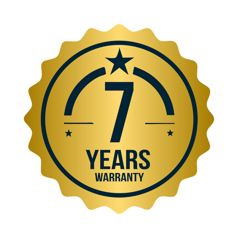 7 years warranty